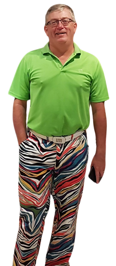 Doug MacDonald in his signature fancy pants